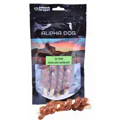 חטיף אלפא דוג סלסולי עוף 80גרם