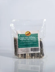 גליליות עור בקר בציפוי עור דג קוד 500 גרם