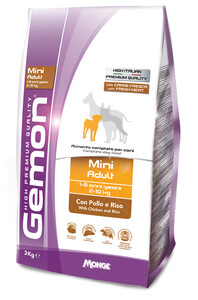 ג''מון כלב בוגר מיני עוף ואורז 3 ק"ג