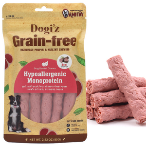 חטיף היפואלרגני בטעם בקר 80 גרם