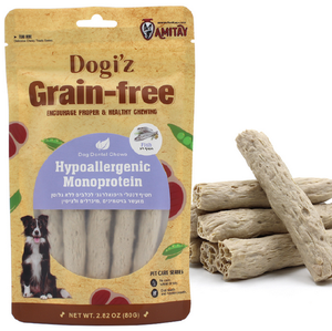 חטיף היפואלרגני בטעם דגים 80 גרם